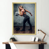 Muscle Machine - Weightlifting Canvas Wall Art