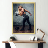 Muscle Machine - Weightlifting Canvas Wall Art
