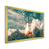 Spaceship Rocket In Florida I - Rocket Canvas Wall Art