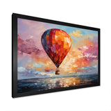 Colorful Air balloon Views I - Hot Air Balloon Canvas Wall Art