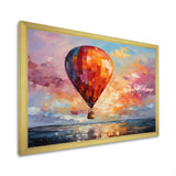 Colorful Air balloon Views I - Hot Air Balloon Canvas Wall Art