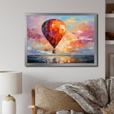 Colorful Air balloon Views I - Hot Air Balloon Canvas Wall Art