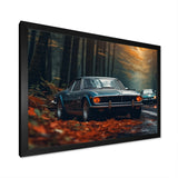 Mustang Forest Drives I - Car Muscle Car Canvas Wall Art
