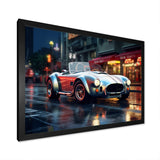 Classics Cobra Car At Night I - Car Old American Canvas Wall Art