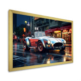 Classics Cobra Car At Night I - Car Old American Canvas Wall Art