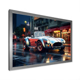 Classics Cobra Car At Night I - Car Old American Canvas Wall Art