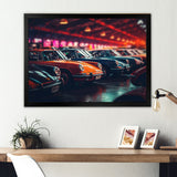 Classic German Car Harmony - Cars Retro Canvas Wall Art