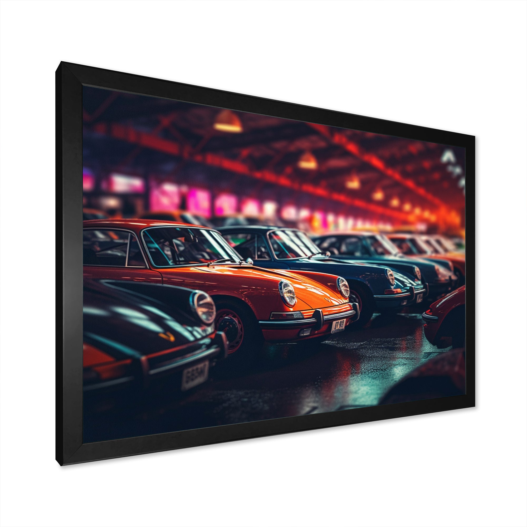 Classic German Car Harmony - Cars Retro Canvas Wall Art