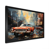 Vintage Car Collage - Cars Retro Canvas Wall Art