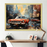 Vintage Car Collage - Cars Retro Canvas Wall Art