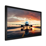Ready For Take Off Plane Photo - Plane Canvas Wall Art