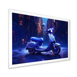 Scooter City Rides I - Scooter Canvas Wall Art