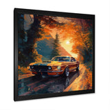 Muscle Car Late Drives I - Car Muscle Car Canvas Wall Art