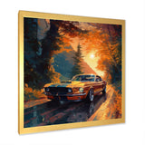 Muscle Car Late Drives I - Car Muscle Car Canvas Wall Art