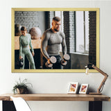 Bodybuilding Workout I - Aerobic & Bodybuilding Canvas Wall Art