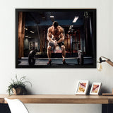 Bodybuilding Deadlift Prepare - Aerobic & Bodybuilding Canvas Wall Art