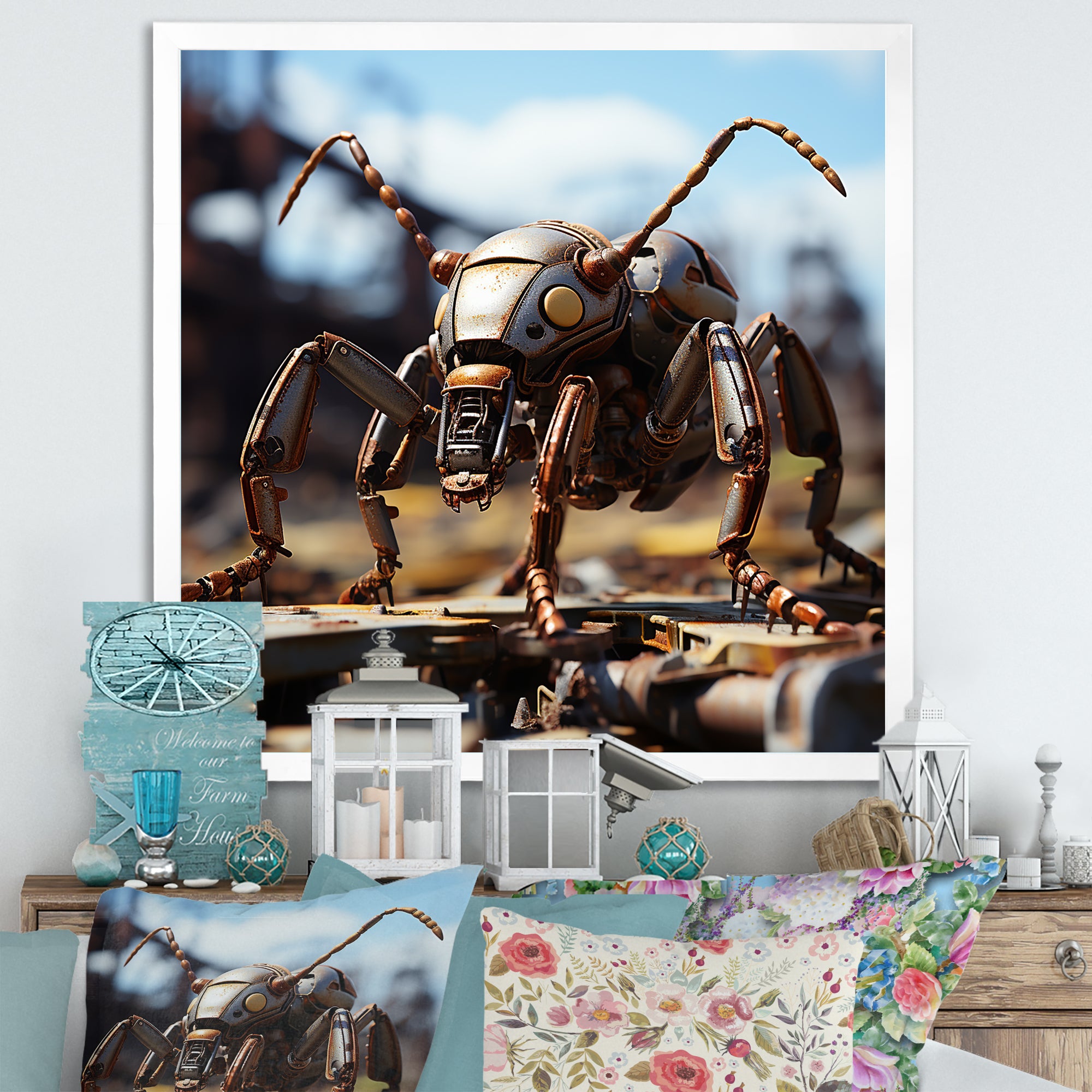 Industrial Antics Ant - Ant Wall Art Prints