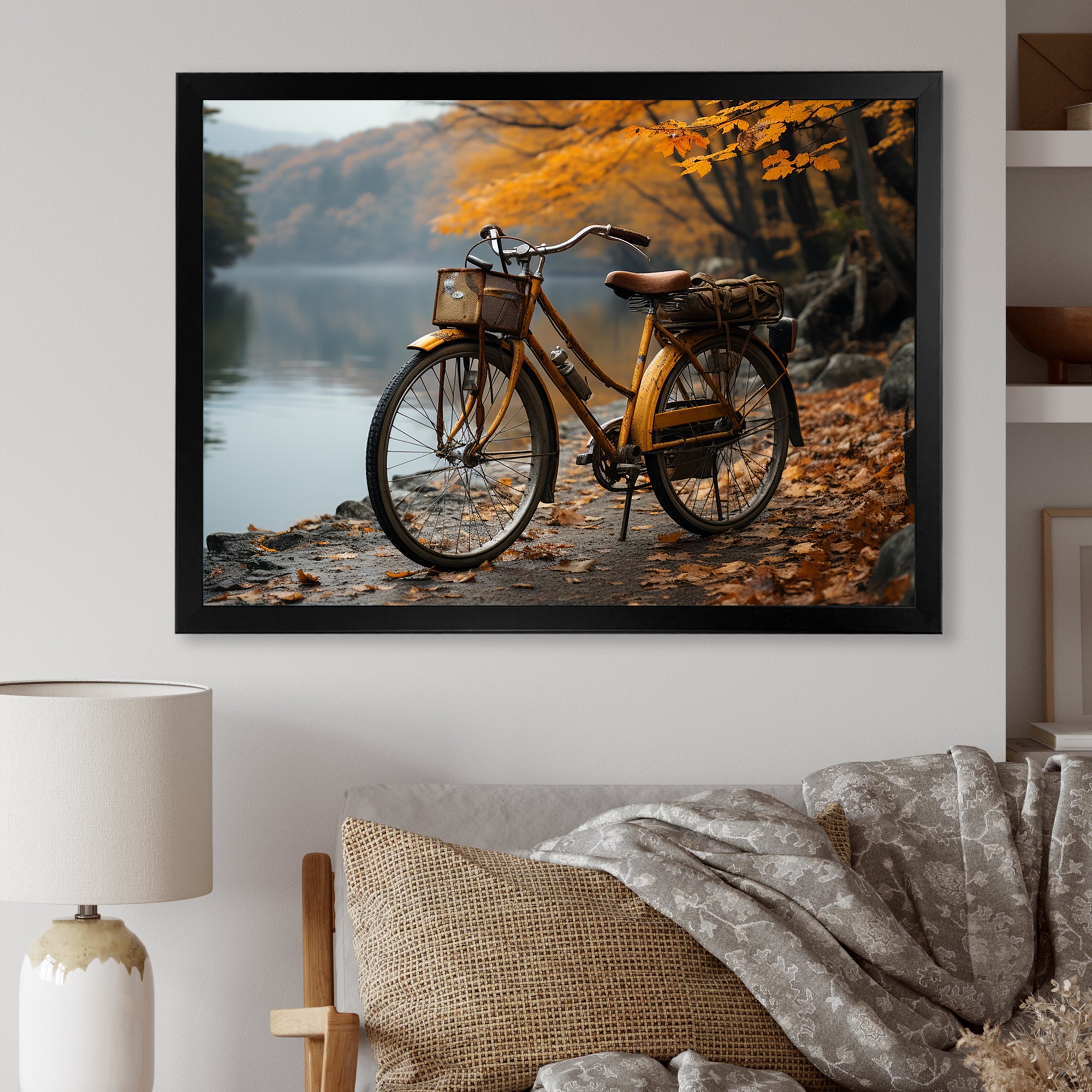 Amber Adventure Bicycle - Bicycle Canvas Wall Art