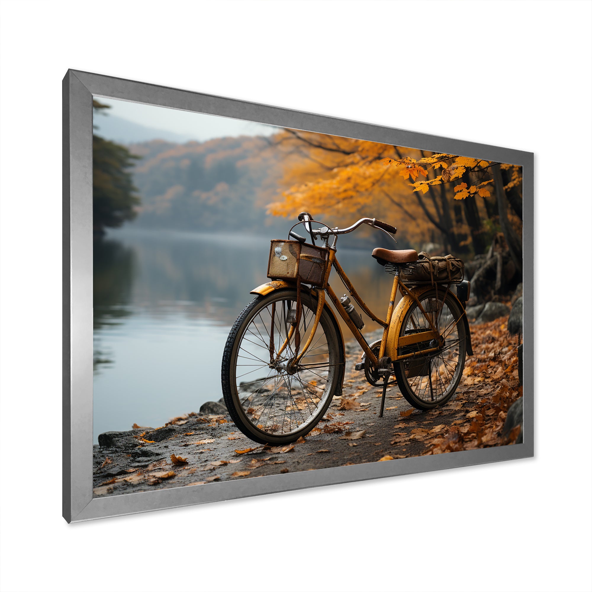 Amber Adventure Bicycle - Bicycle Canvas Wall Art