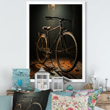 Bronze Balance Bicycle - Bicycle Canvas Wall Art