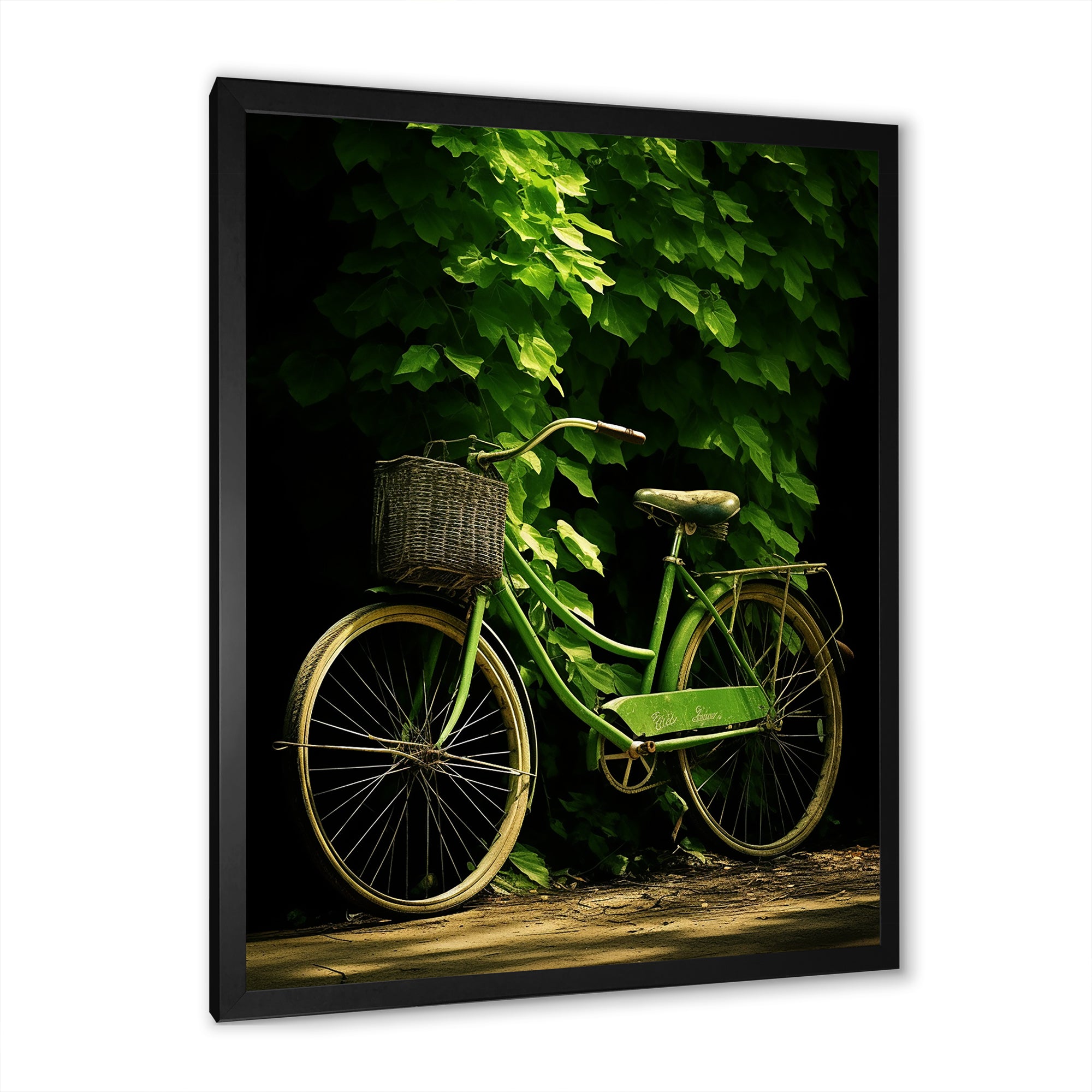 Emerald Escape Bicycle - Bicycle Canvas Wall Art