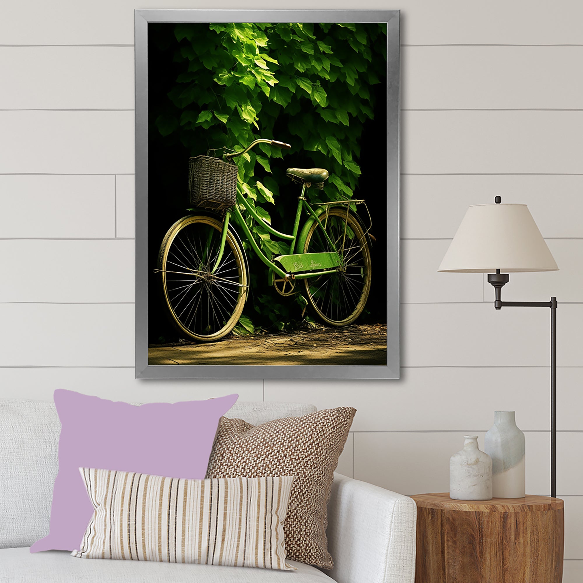 Emerald Escape Bicycle - Bicycle Canvas Wall Art