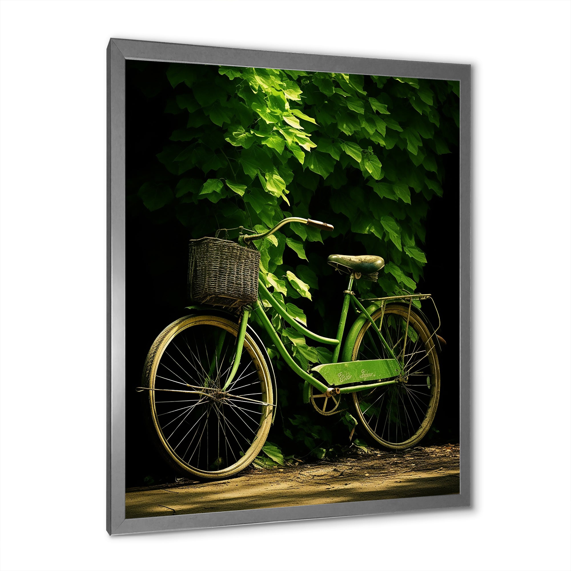 Emerald Escape Bicycle - Bicycle Canvas Wall Art