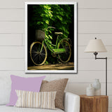 Emerald Escape Bicycle - Bicycle Canvas Wall Art