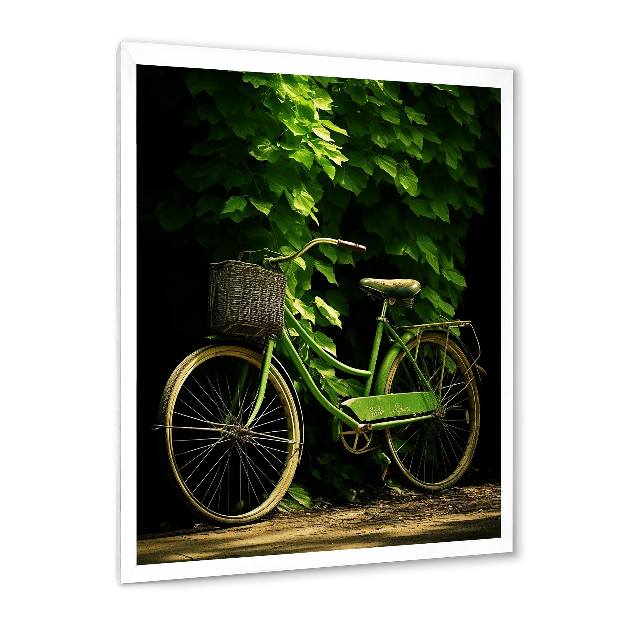 Emerald Escape Bicycle - Bicycle Canvas Wall Art