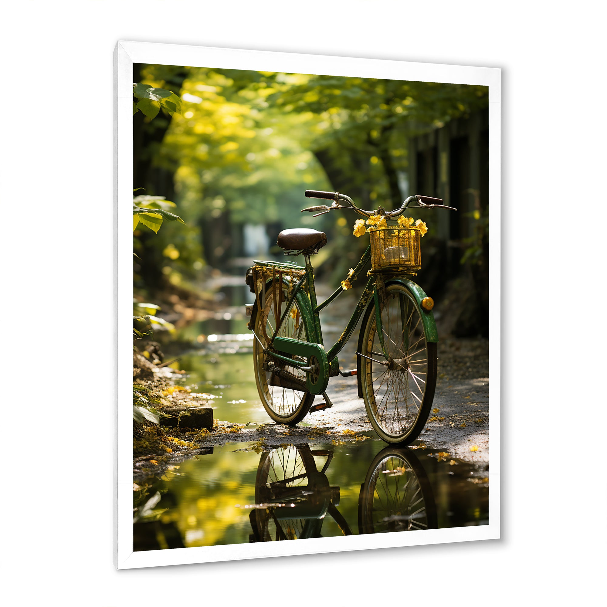 Emerald Excursion Bicycle - Bicycle Canvas Wall Art