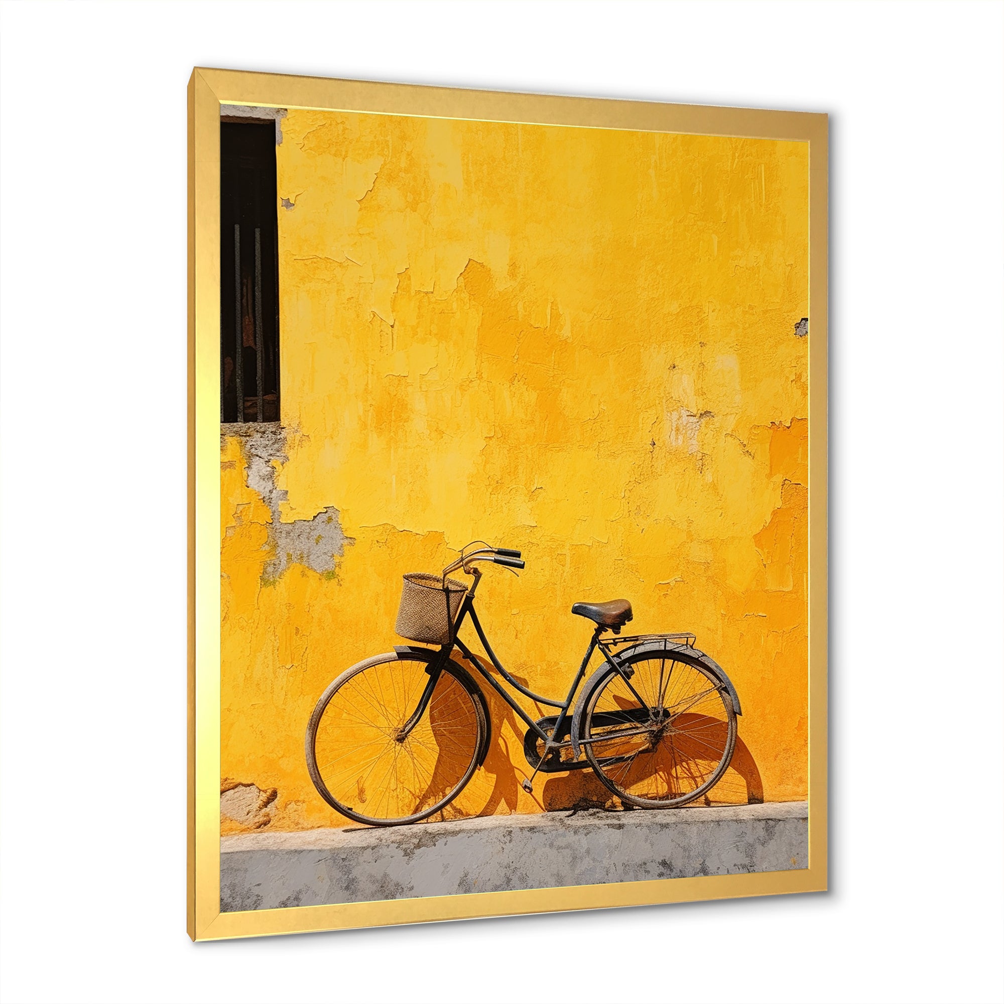 Lemon Leisure Bicycle - Bicycle Canvas Wall Art