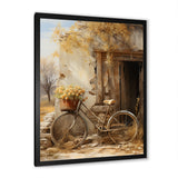 Olive Outing Vintage Bicycle - Bicycle Canvas Wall Art