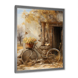 Olive Outing Vintage Bicycle - Bicycle Canvas Wall Art