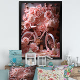 Bicycle Rose Reverie - Bicycle Canvas Wall Art