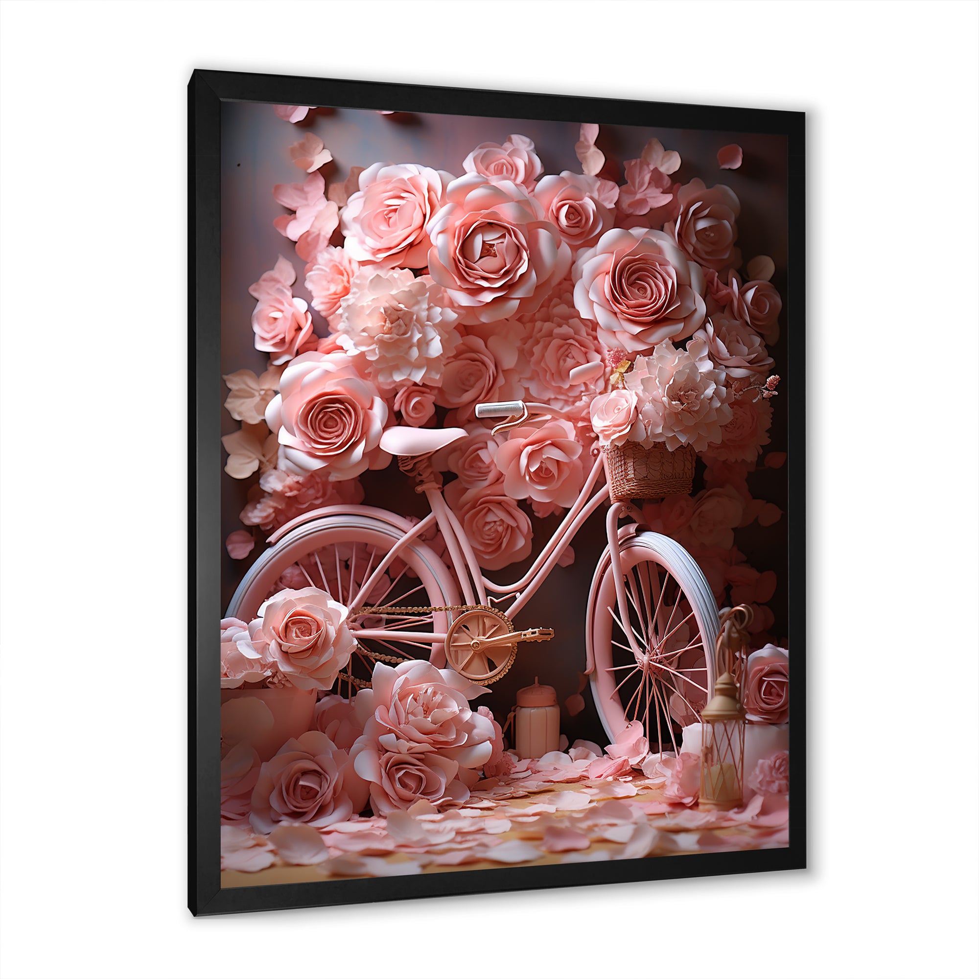 Bicycle Rose Reverie - Bicycle Canvas Wall Art