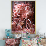Bicycle Rose Reverie - Bicycle Canvas Wall Art