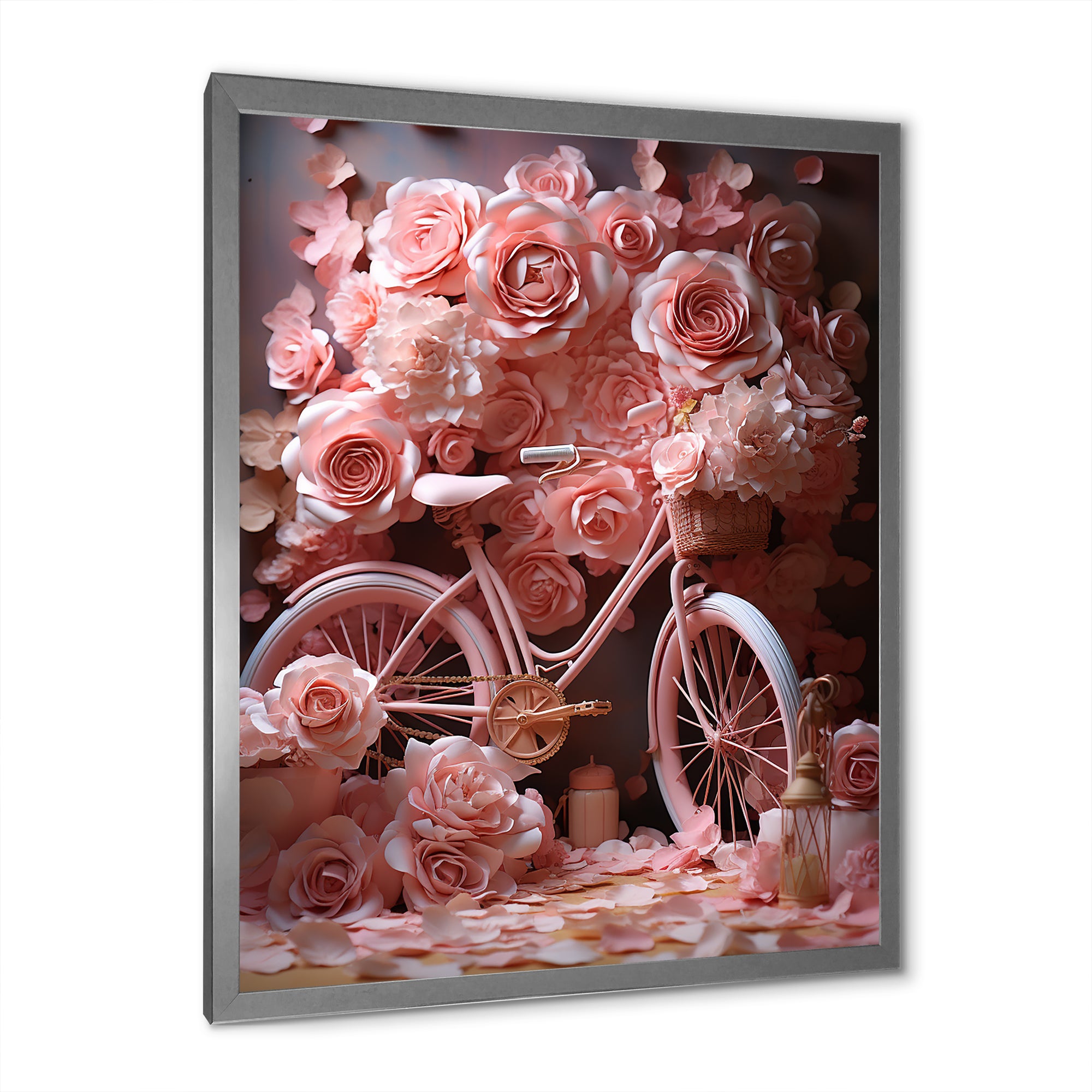 Bicycle Rose Reverie - Bicycle Canvas Wall Art