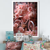 Bicycle Rose Reverie - Bicycle Canvas Wall Art