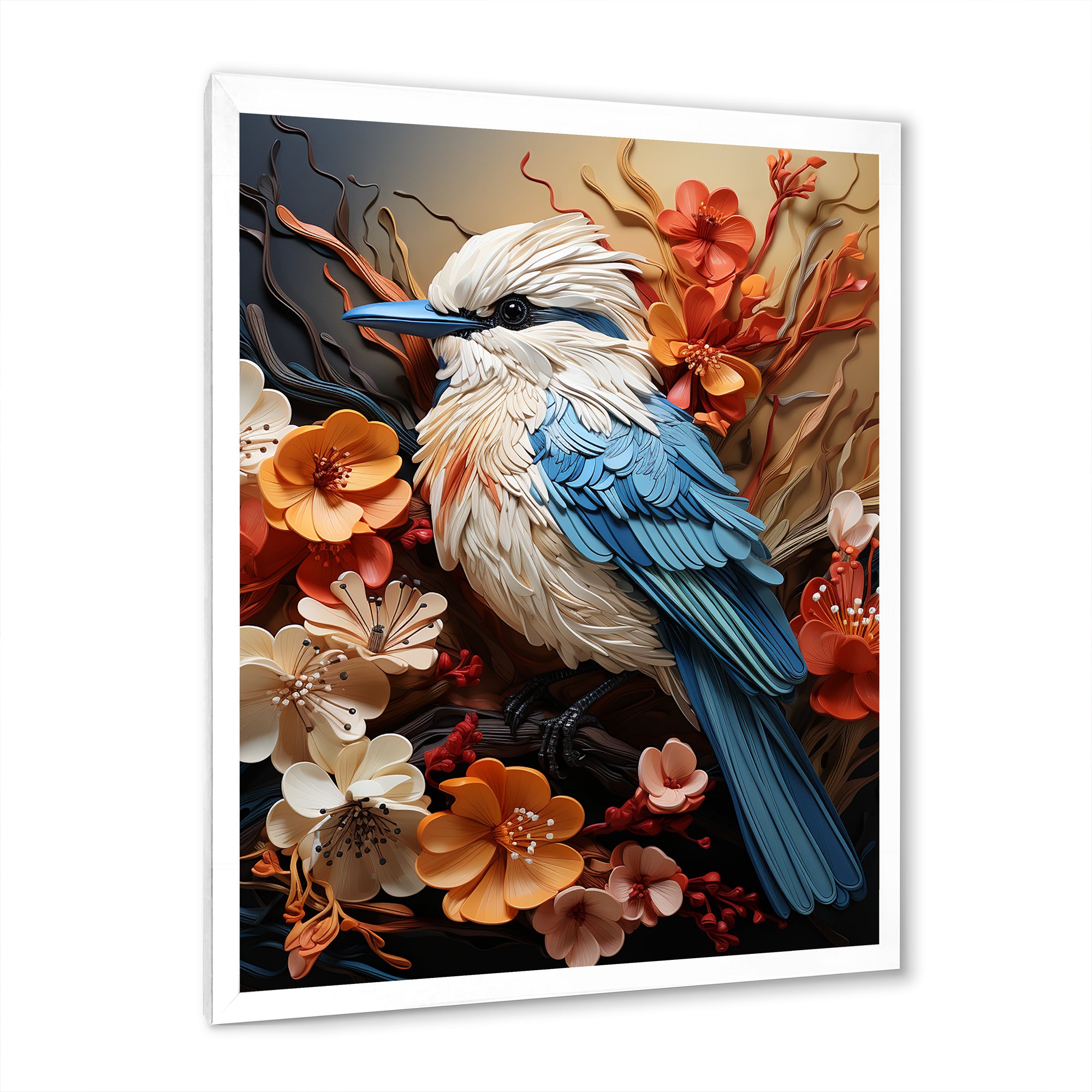 Bold Brushstrokes Convey The Freedom Of Birds - Bird Living Room Wall Art