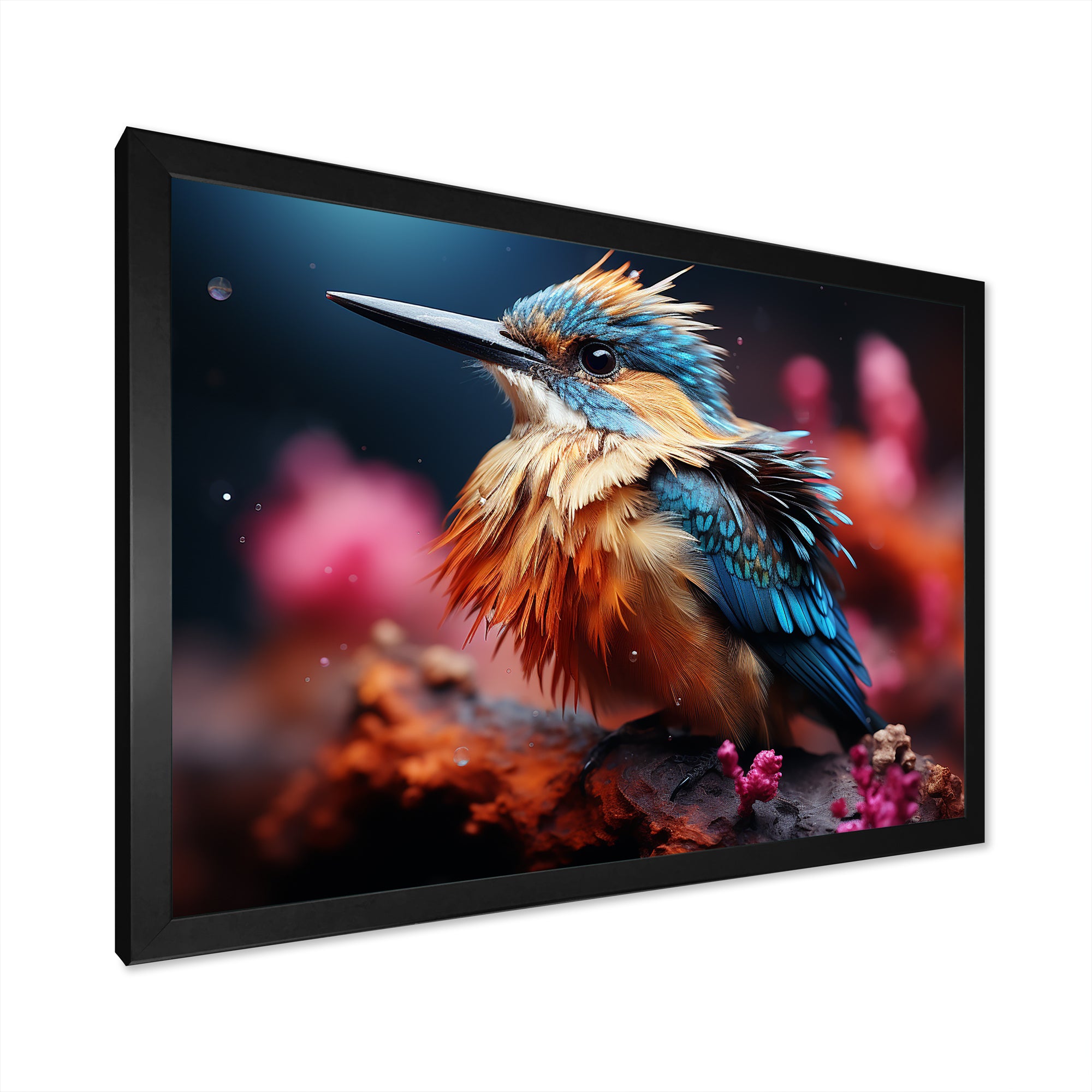 Cosmic Hues Infuse The Birds - Bird Wall Decor