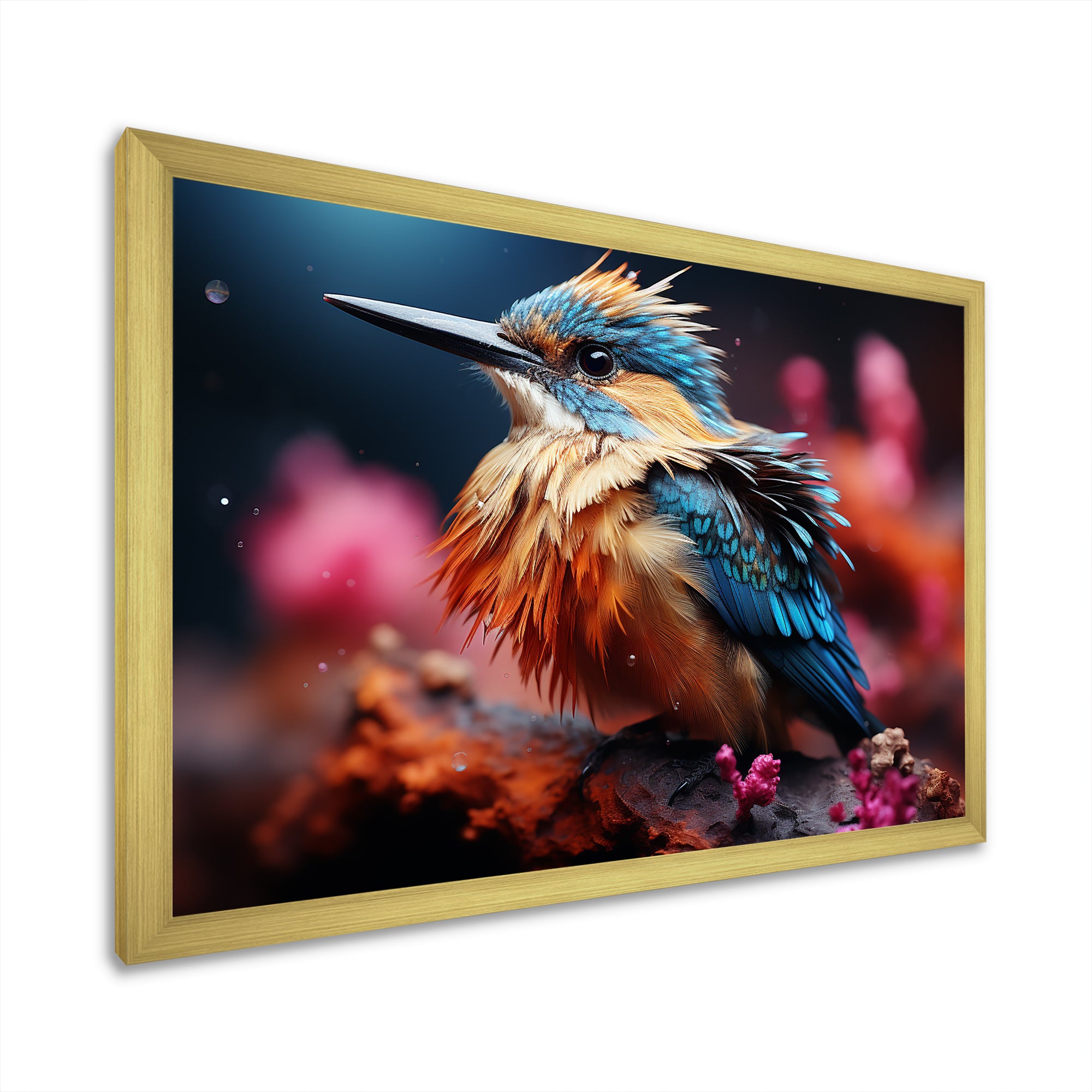 Cosmic Hues Infuse The Birds - Bird Wall Decor