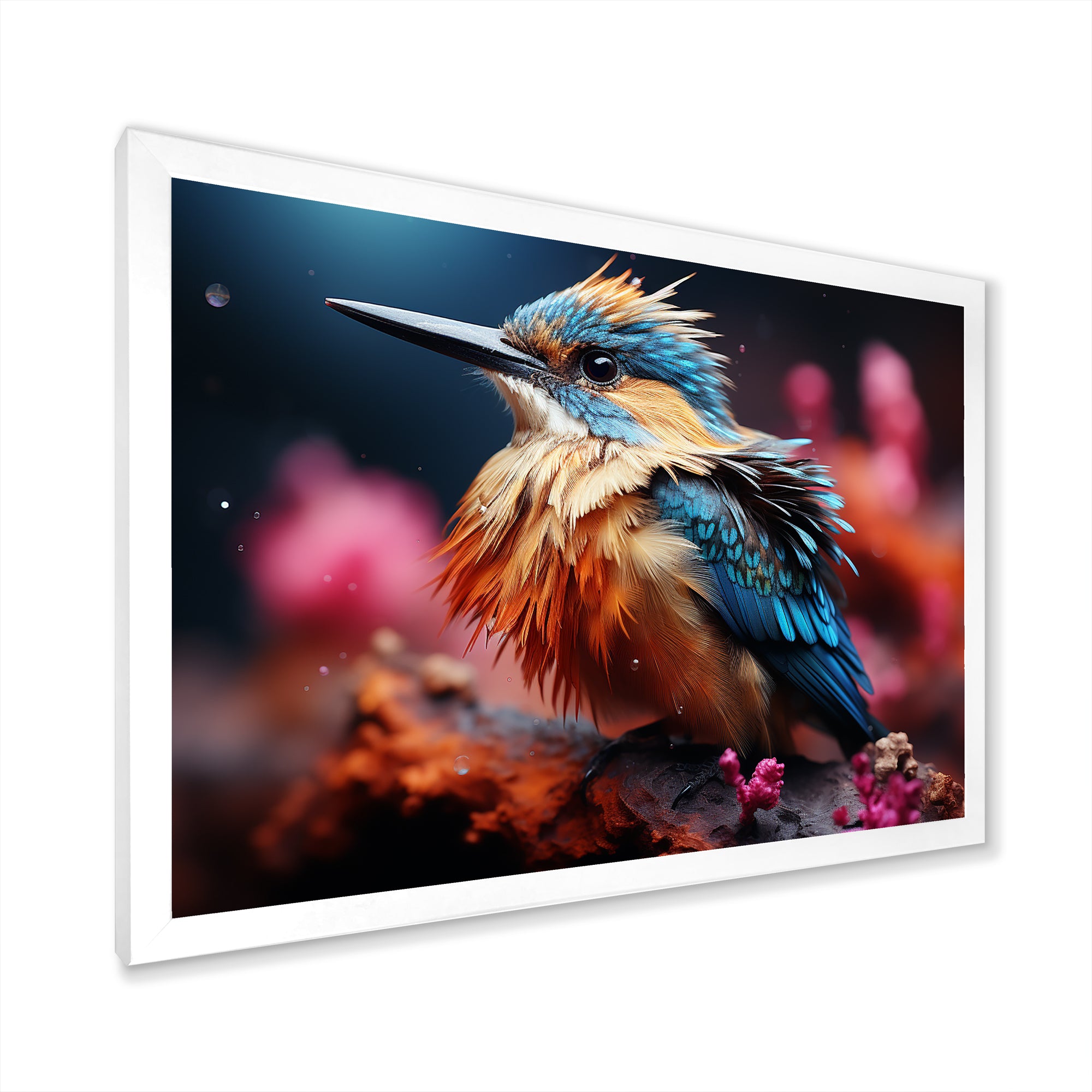 Cosmic Hues Infuse The Birds - Bird Wall Decor