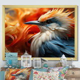 Ethereal Tones Form Abstract Wingspans - Bird Framed Canvas Art