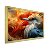 Ethereal Tones Form Abstract Wingspans - Bird Framed Canvas Art