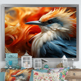 Ethereal Tones Form Abstract Wingspans - Bird Framed Canvas Art