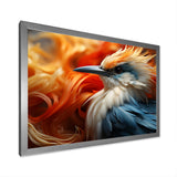 Ethereal Tones Form Abstract Wingspans - Bird Framed Canvas Art