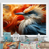 Ethereal Tones Form Abstract Wingspans - Bird Framed Canvas Art