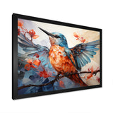 Geometric Birds In Cubist Skies - Bird Canvas Wall Art