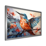 Geometric Birds In Cubist Skies - Bird Canvas Wall Art