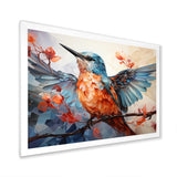Geometric Birds In Cubist Skies - Bird Canvas Wall Art